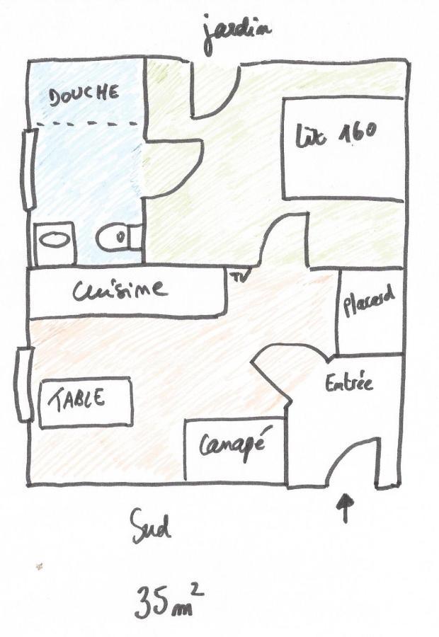 Étables Residence Des 3 Iles, En Plein Centre-Ville, A 5 Min Des Plages, 3 Appartements Neufs מראה חיצוני תמונה
